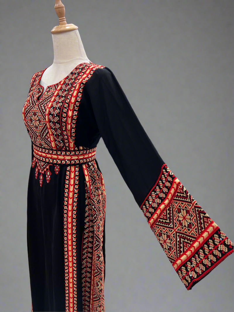 Black Thobe - Red Manajel