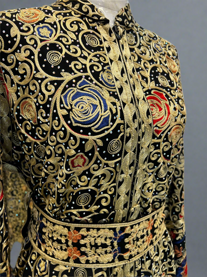 Elegantly Loom Embroidered Dress