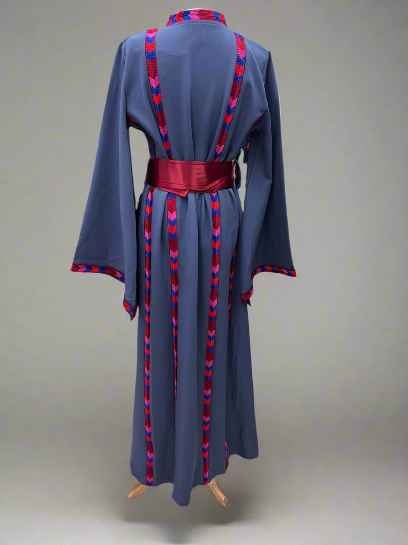 Manajel Dress - Slate Blue