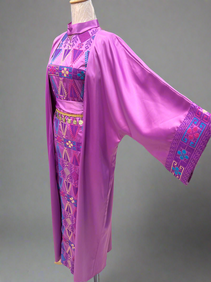 Fuchsia Two-Piece Abaya