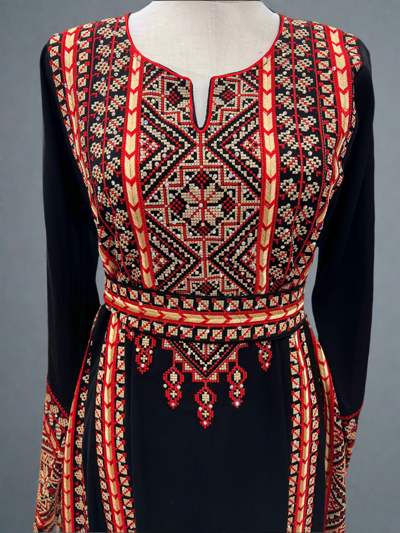 Black Thobe - Red Manajel