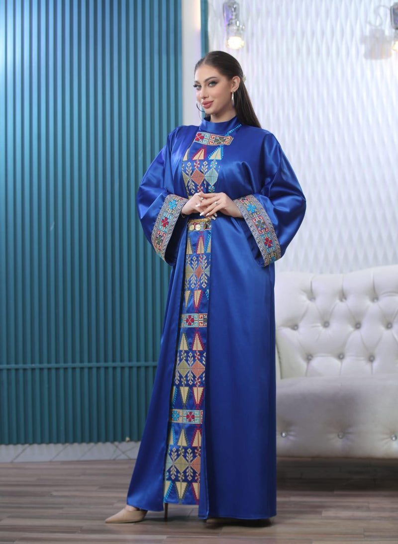 Blue Two-Piece Abaya