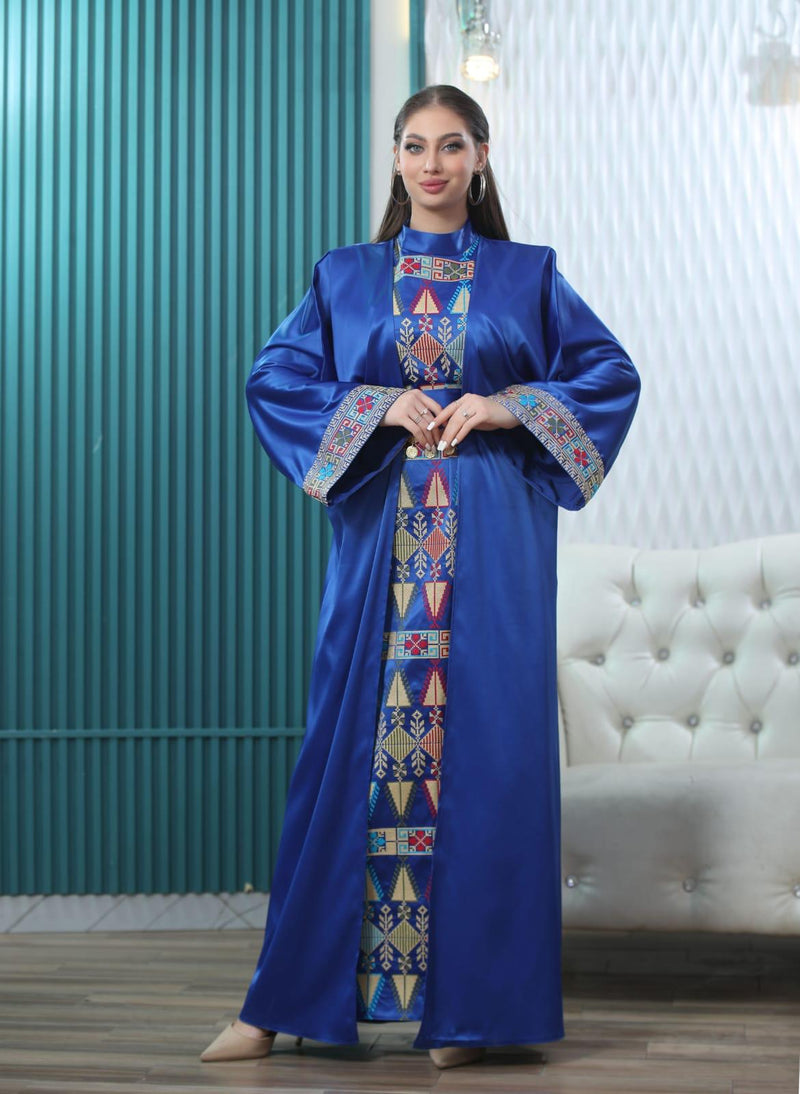 Blue Two-Piece Abaya