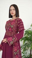 Al Jouri Thobe - Burgundy