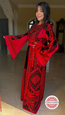 Thobe Sittee - Black & Red