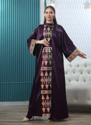 Purple Two-Piece Abaya
