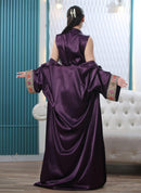 Purple Two-Piece Abaya