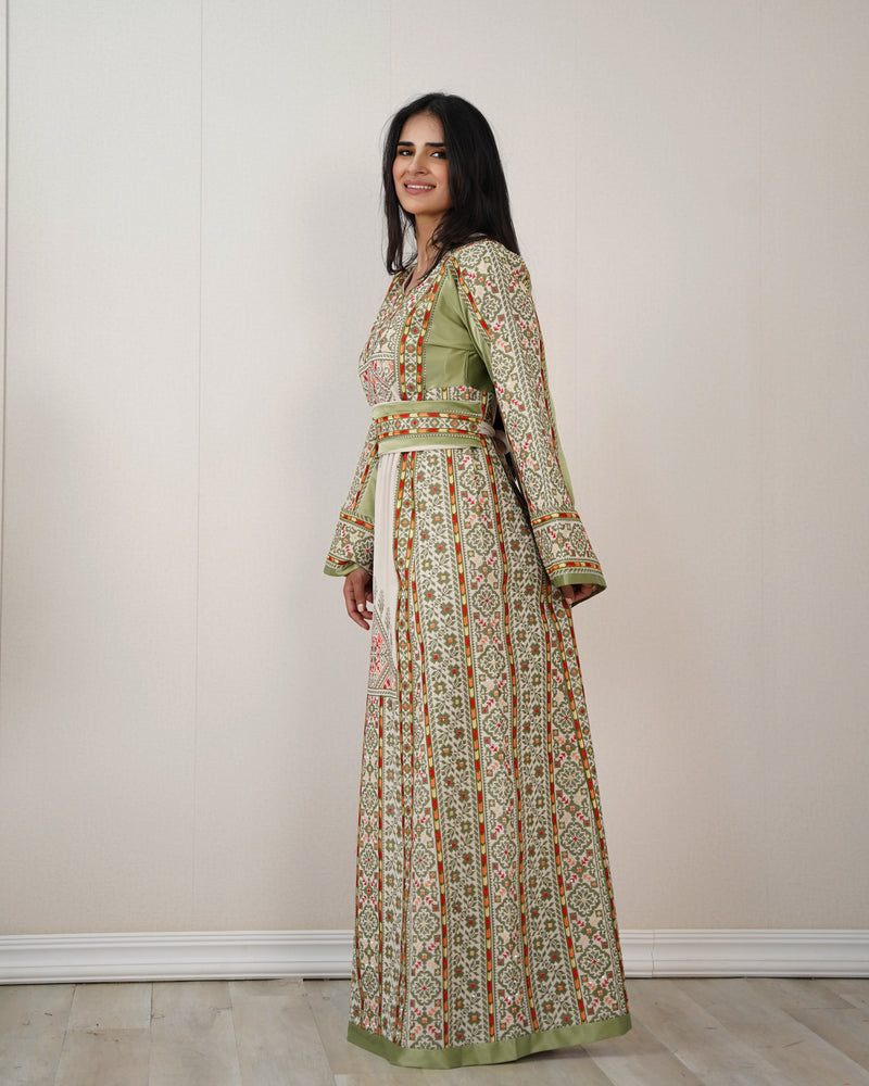 Sham Thobe With Green