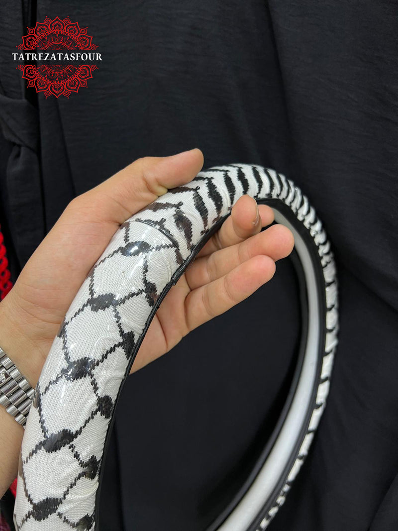 Palestinian Hatta Car Steering Wheel Cover