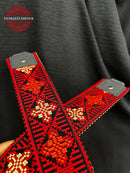 Bag Strap with Red Embroidery