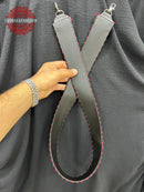 Bag Strap with Red Embroidery