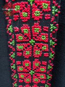 Bag Strap with Handmade Red Embroidery