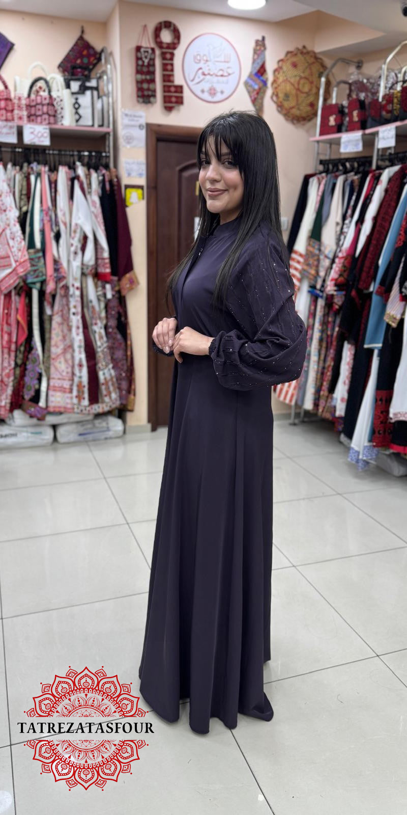 Soft Purple Abaya
