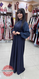Soft Navy Blue Abaya