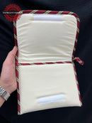 Jaffa Stitch – Handmade Red Embroidered Leather Bag