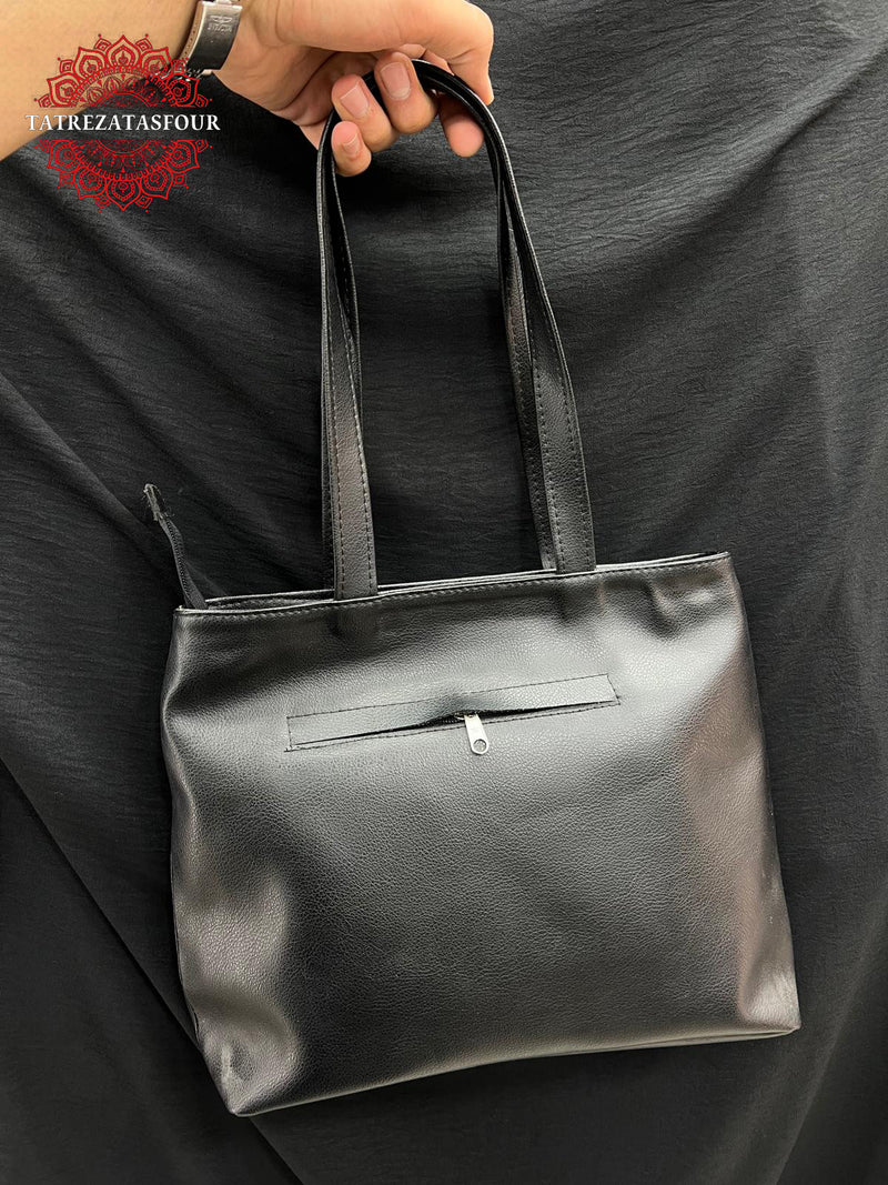 Handmade Green Embroidered Handbag