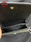 Embroidered Mini Bag - Black In Red Accents