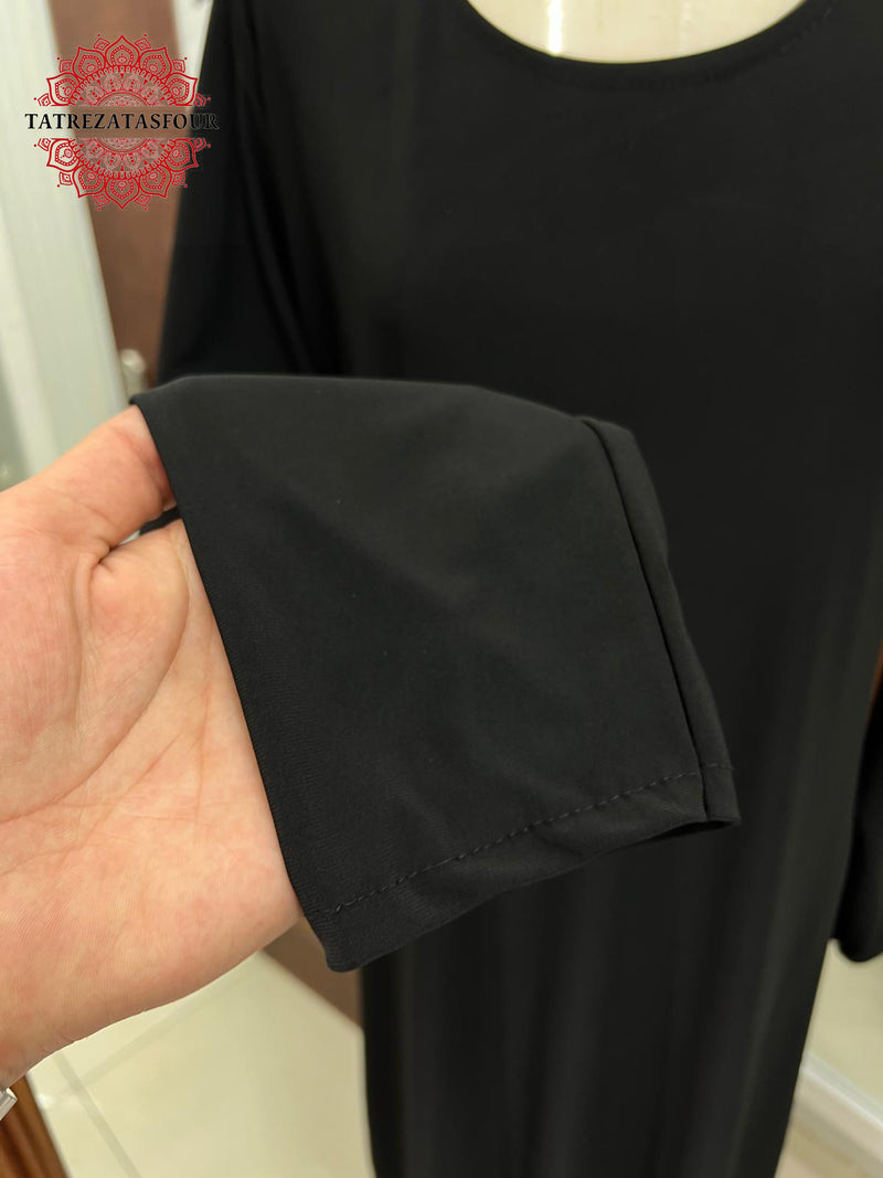 Soft Black Lycra Fabric