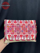 Lod Stitch – Handmade Red Embroidered Leather Bag