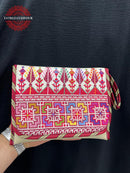 Akka Stitch – Handmade Red Embroidered Leather Bag